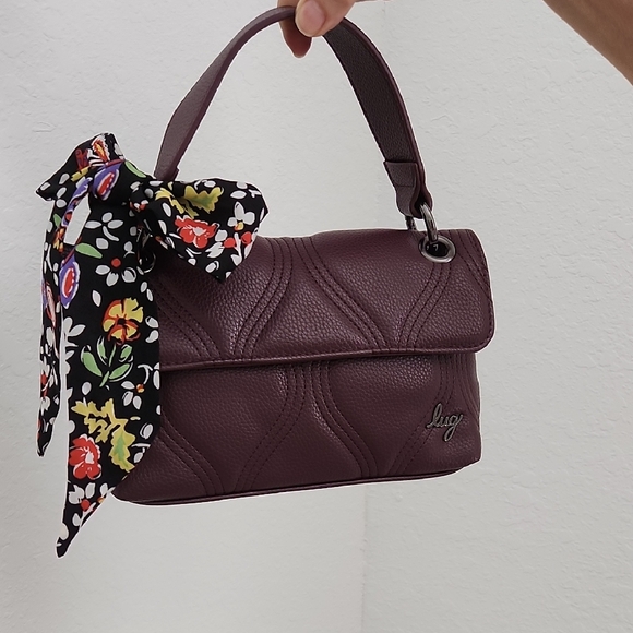 lug Handbags - Burgundy Lug Mini Cadence Bag